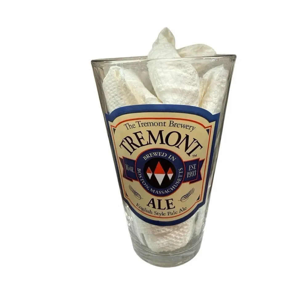 NWOT The Tremont Brewery Boston English Style Pale Ale Clear Pint Beer Glass